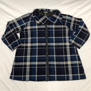 Pure Essence By Urbanology Inc. Cowl Neck 3/4 Sleeves Tunic/ Size: 2X